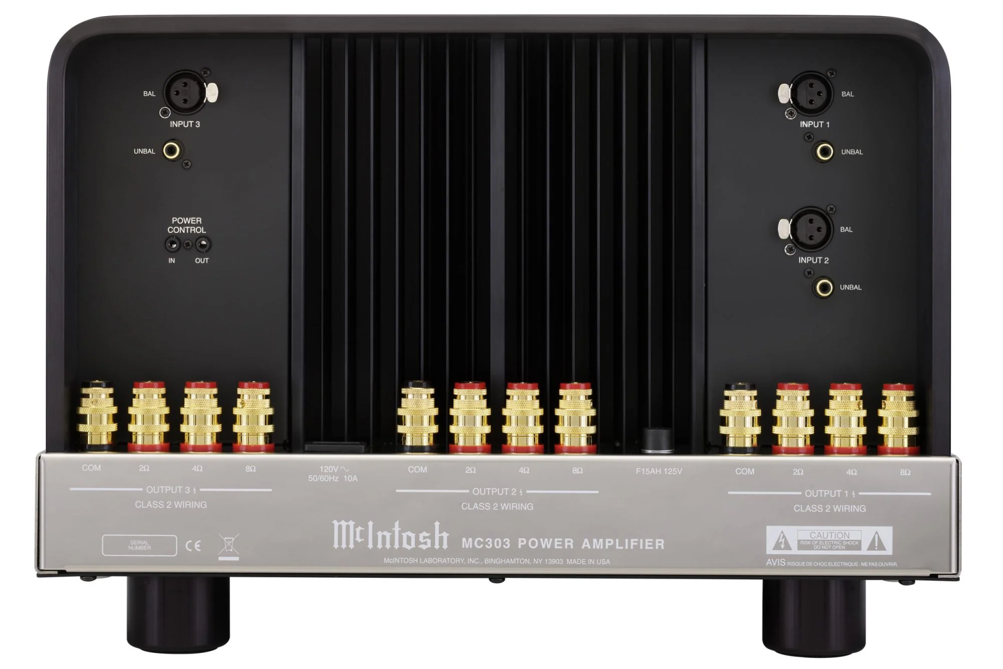 McIntosh MC303 3-Channel Solid State Amplifier - Image 3
