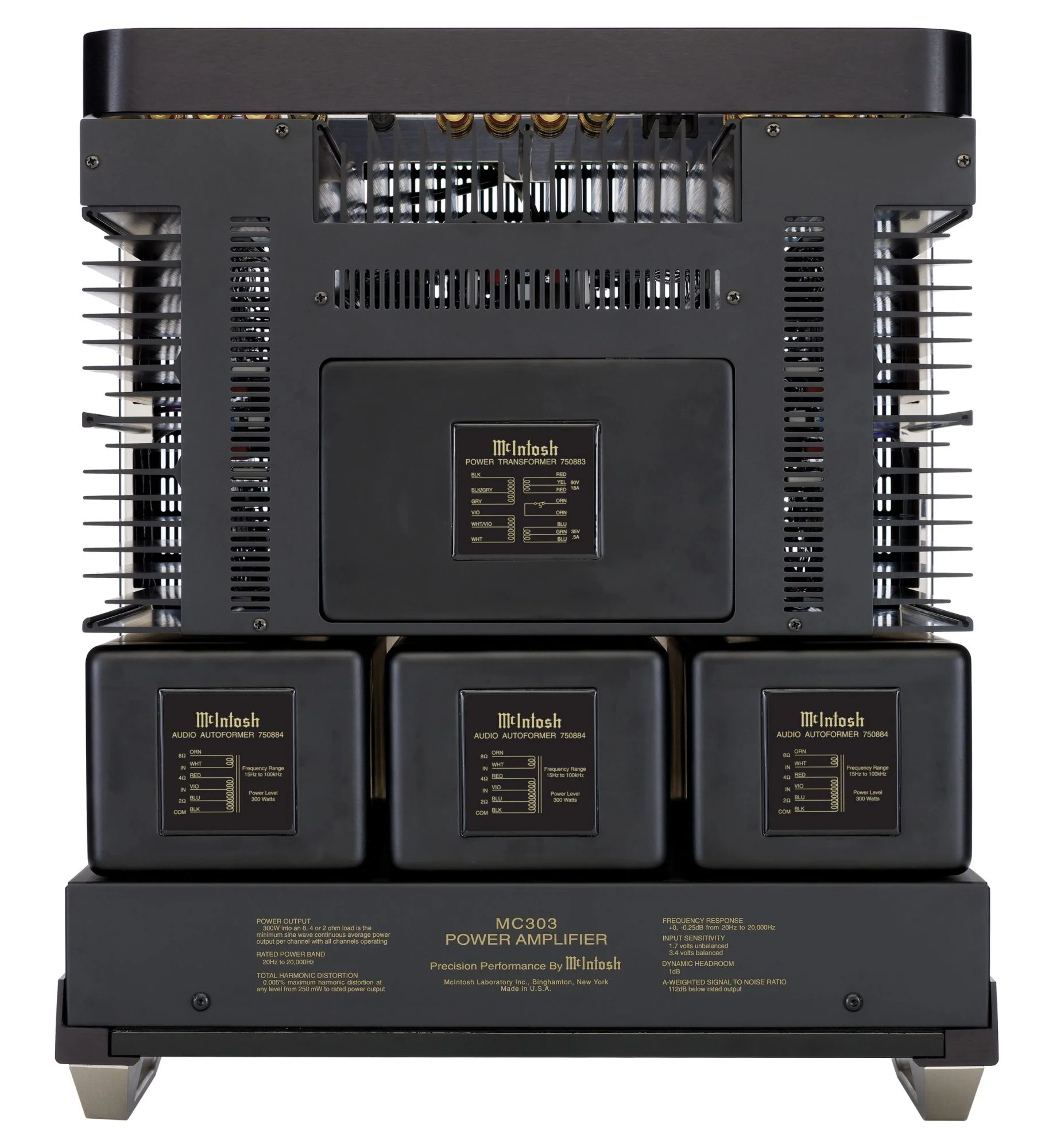 McIntosh MC303 3-Channel Solid State Amplifier - Image 4