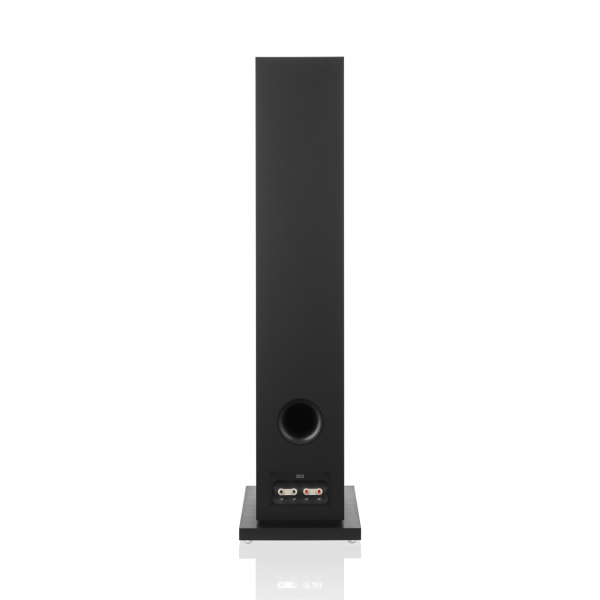 603-S3-BW-floorstanding-loudspeaker-hifi-gloss-black-rear-view