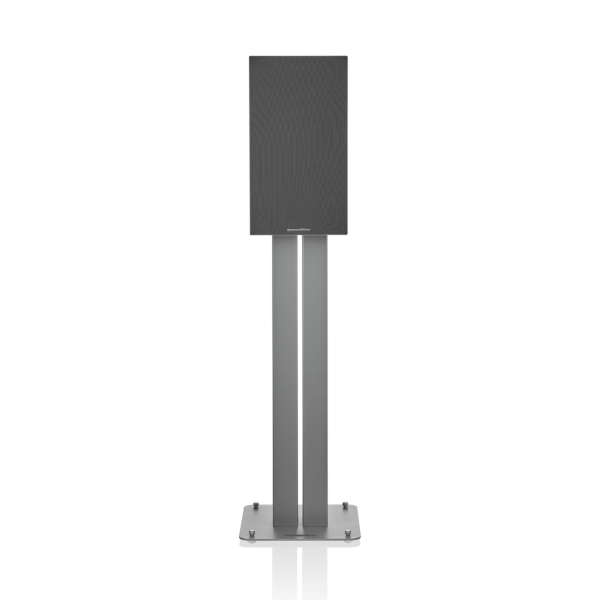 606-S3-BW-stand-mount-speaker-oak-with-grill-front-view