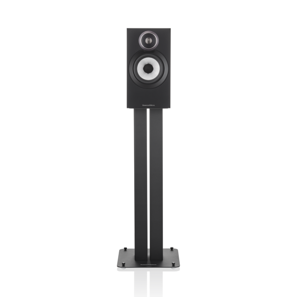 607-S3-BW-standmount-speaker-black-front-view