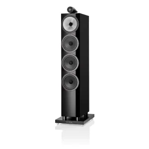 702 S3 B&W loudspeaker hifi black angle view