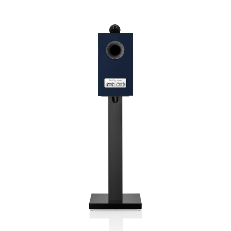 705-S3-Signature-blue B&W loudspeaker hifi standmount rear view