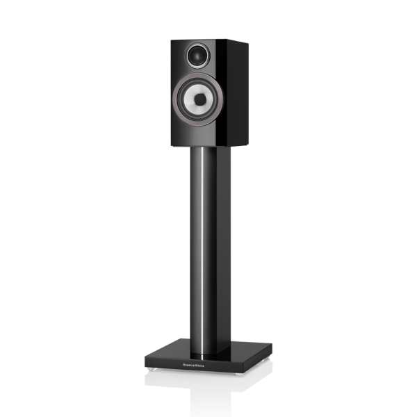 707-S3-BW-standmount-speaker-black-gloss-angle-view