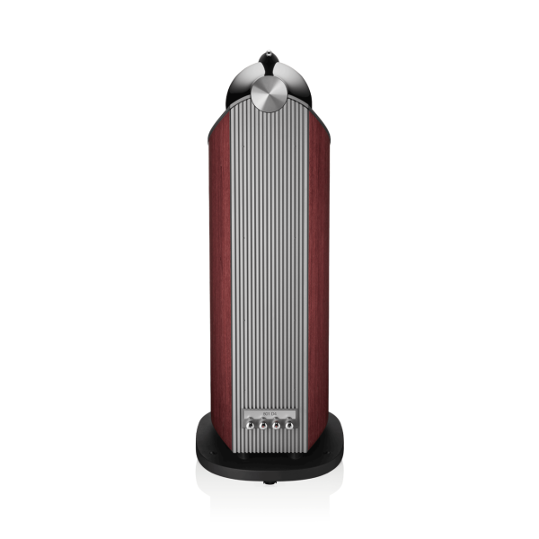 801-D4-BW-Black-floorstanding-speaker-hifi-satin-rosenut-rear-view