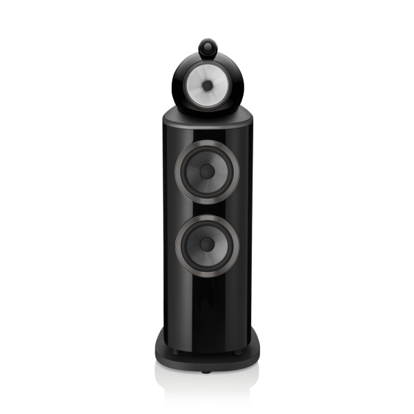 802-D4-BW-floorstanding-speaker-hifi-black-front-view-1