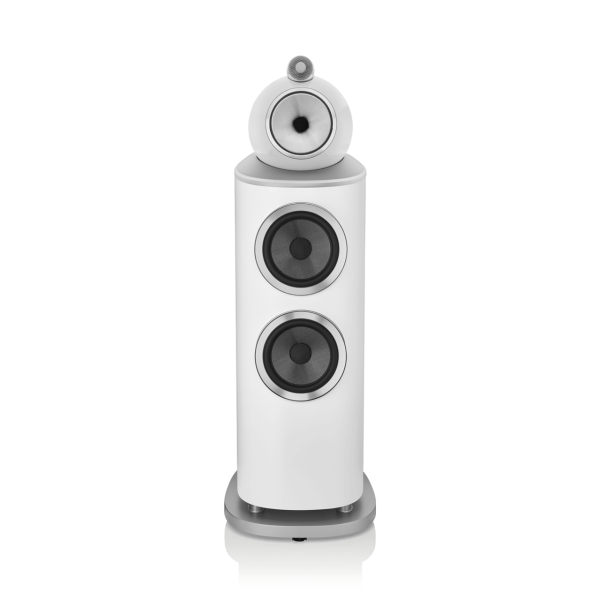 802-D4-BW-floorstanding-speaker-hifi-white-front-view-1