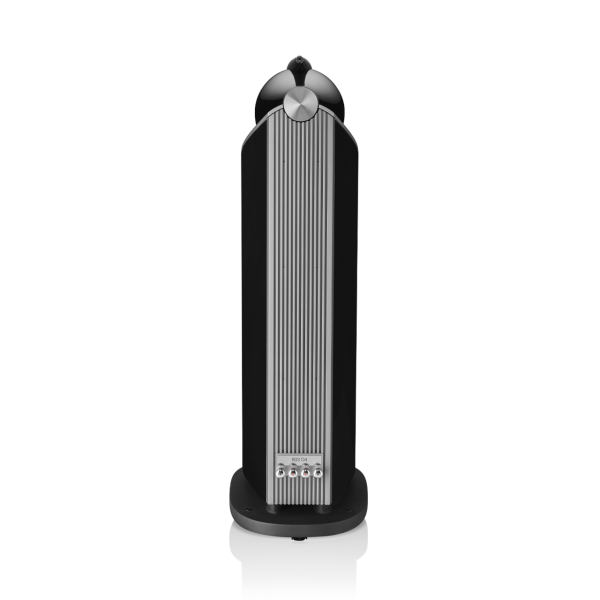 803-D4-BW-floorstanding-speaker-hifi-gloss-black-rear-view