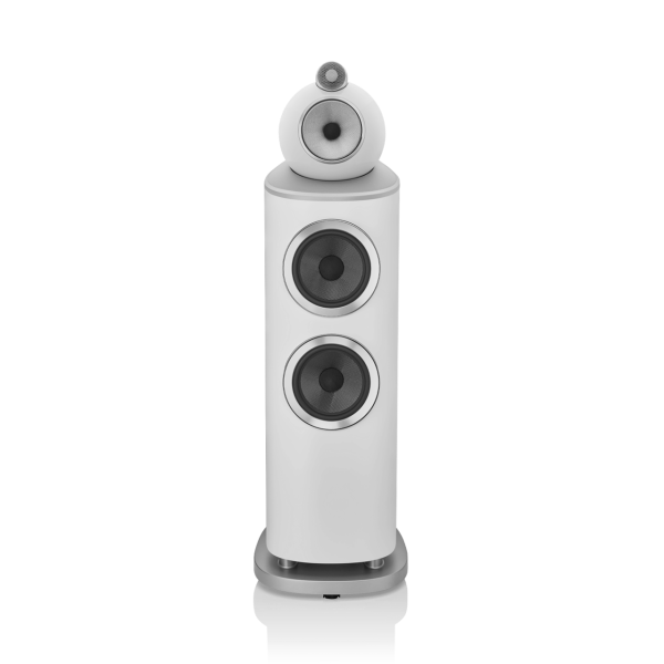 803-D4-BW-floorstanding-speaker-hifi-white-front-view