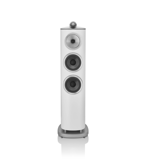 804-D4-BW-floorstanding-speaker-hifi-white-front-view