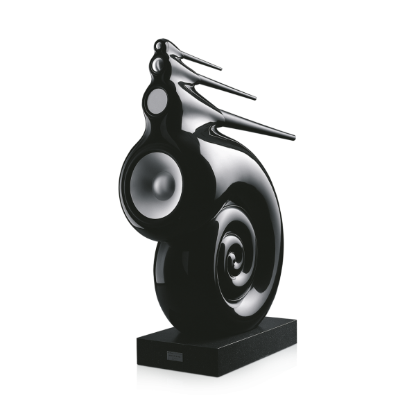 black nuatilus bowers & wilkins loudspeaker hifi
