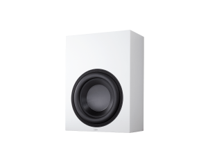 Lyngdorf BW-2 Subwoofer, 400 watt, matte white, Gabriel® fabric cover, grey