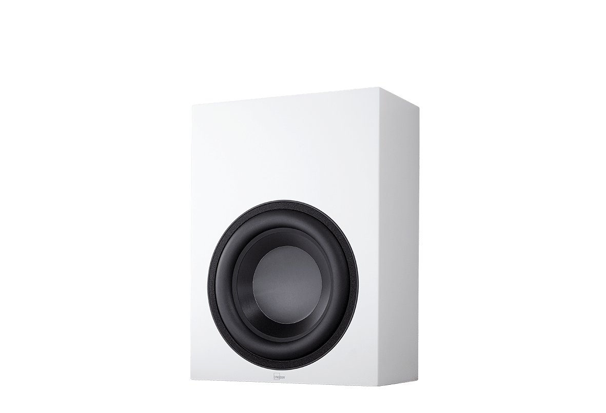 Lyngdorf BW-2 Subwoofer, 400 watt, matte black, Gabriel® fabric cover, black