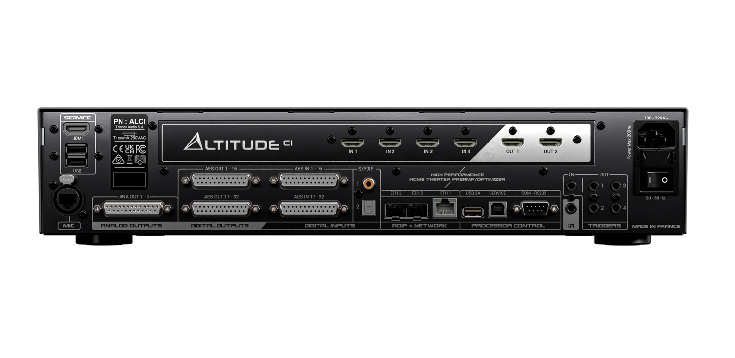 Trinnov AltitudeCI - Networked Immersive Audio Processor