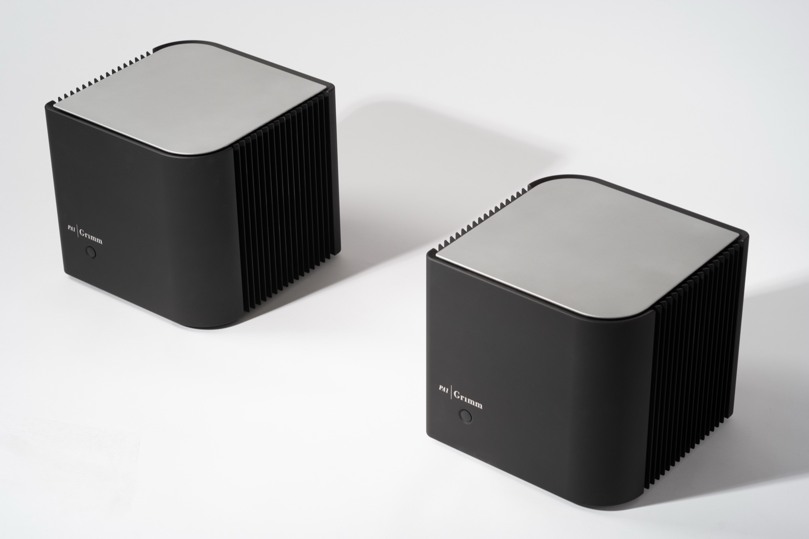 Pair of Grimm Audio PA1 mono-block amplifiers