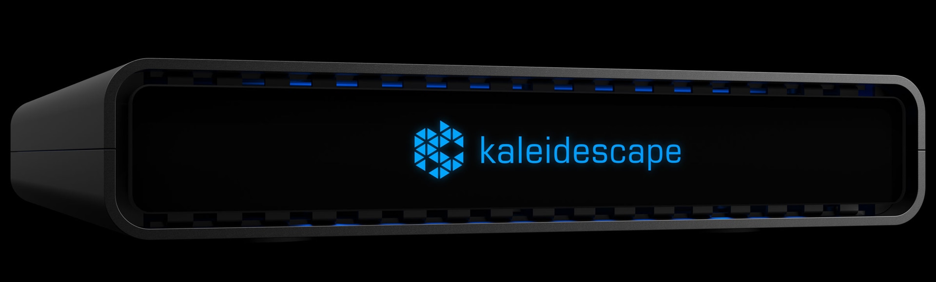 Front of the Kaleidescape Compact Terra Prime SSD movie server