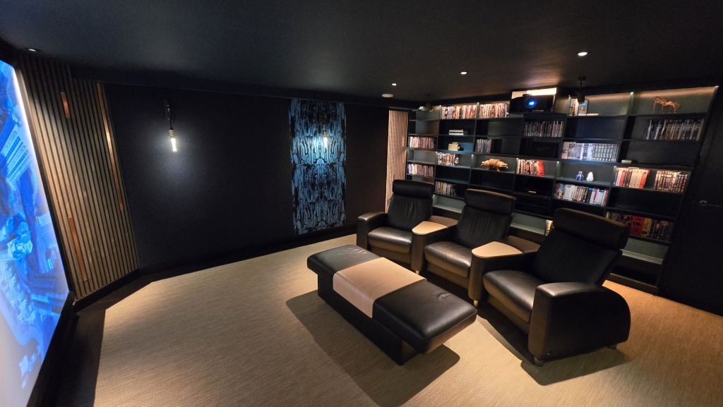 Steinway Lyngdorf home cinema renovation near Bath — Silver, Best International Installation, URC Unsurpassed Awards 2026